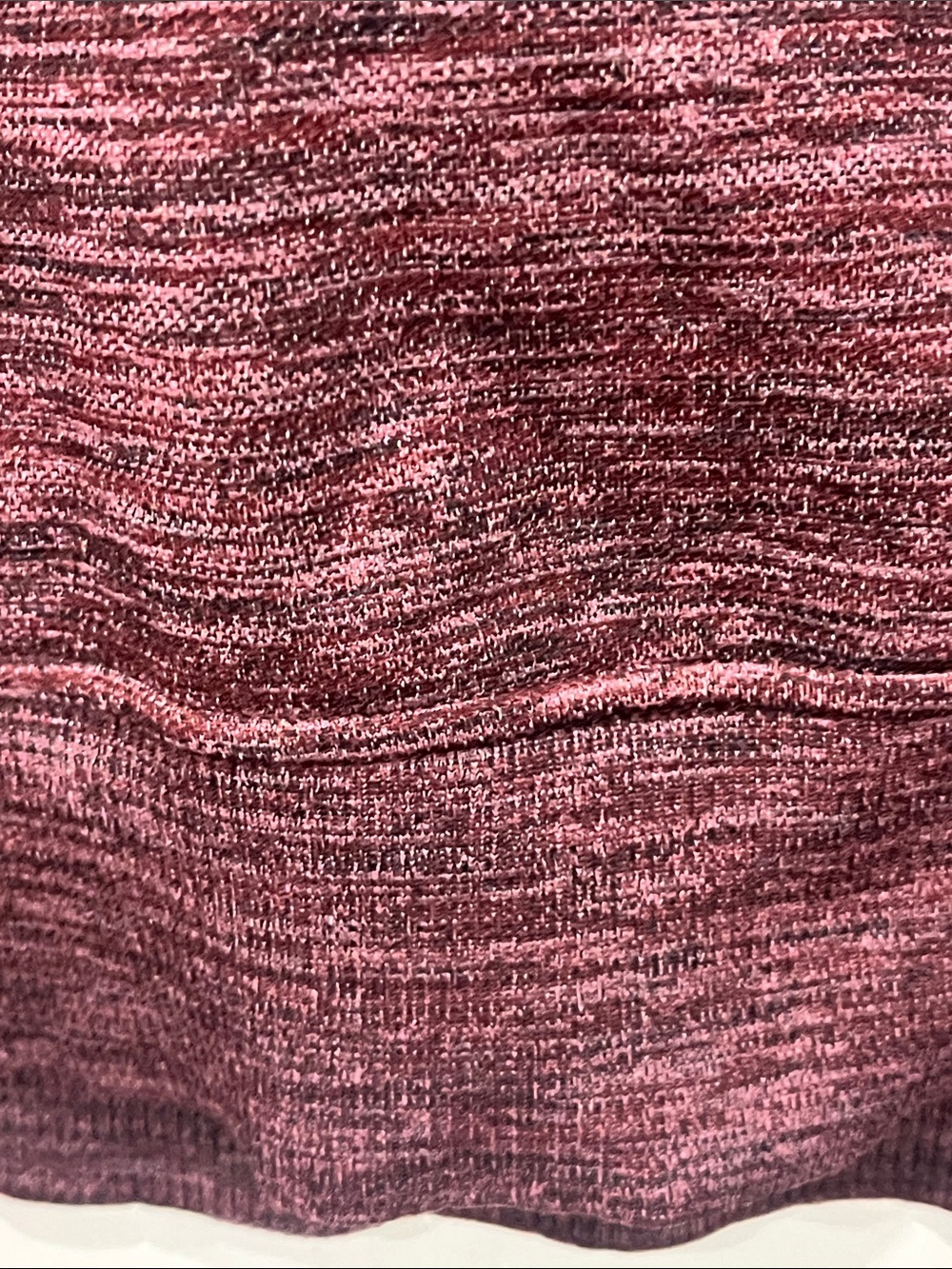 Lululemon Engineered Warmth Long Sleeve Crew in Cassis/ Pomegranate/ Black M - Picture 12 of 14